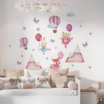 Wandtattoo Babyzimmer №034 Balerinas und Berge – Bild 2