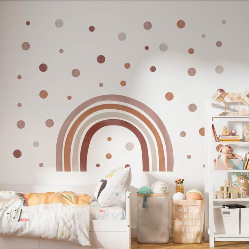 wandtattoo regenbogen