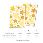 Wandtattoo Kinderzimmer №042 Gelbe Sterne – Bild 3