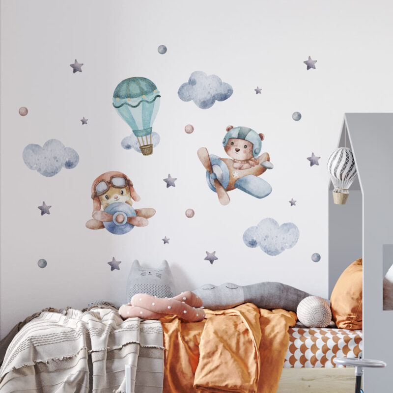 Wandtattoo Kinderzimmer №057 Piloten – Bild 2