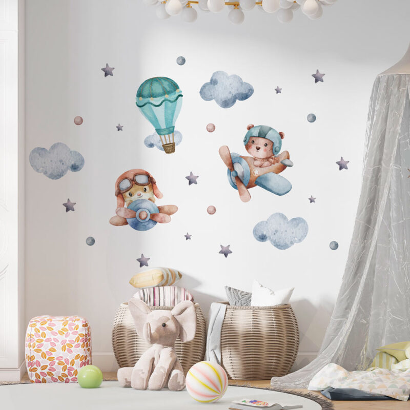 Wandtattoo Kinderzimmer №057 Piloten – Bild 1