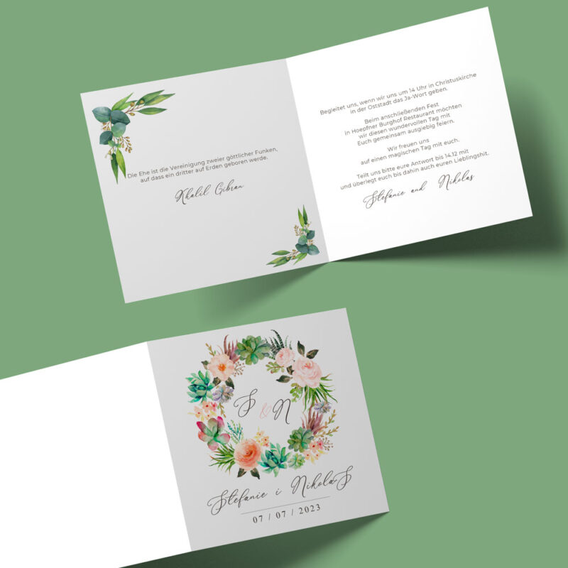 Hochzeitseinladung №118 – Bild 2