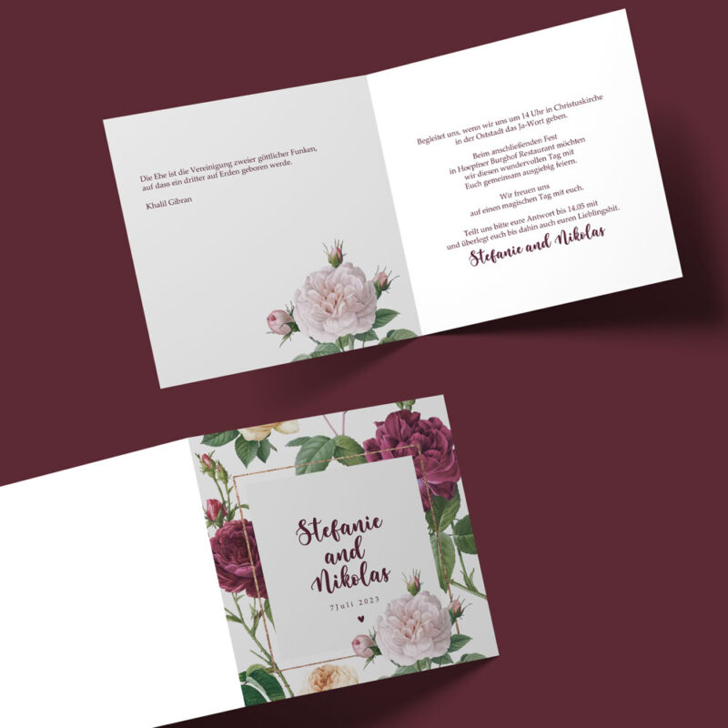 Hochzeitseinladung №130 – Bild 2