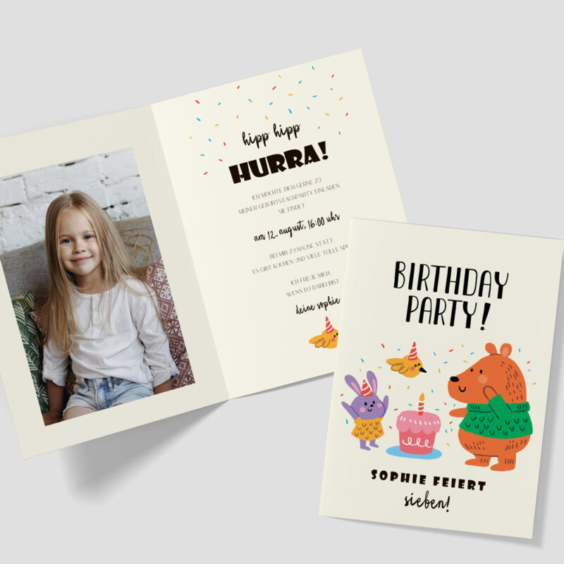 Einladung Kindergeburtstag №015 – Bild 2