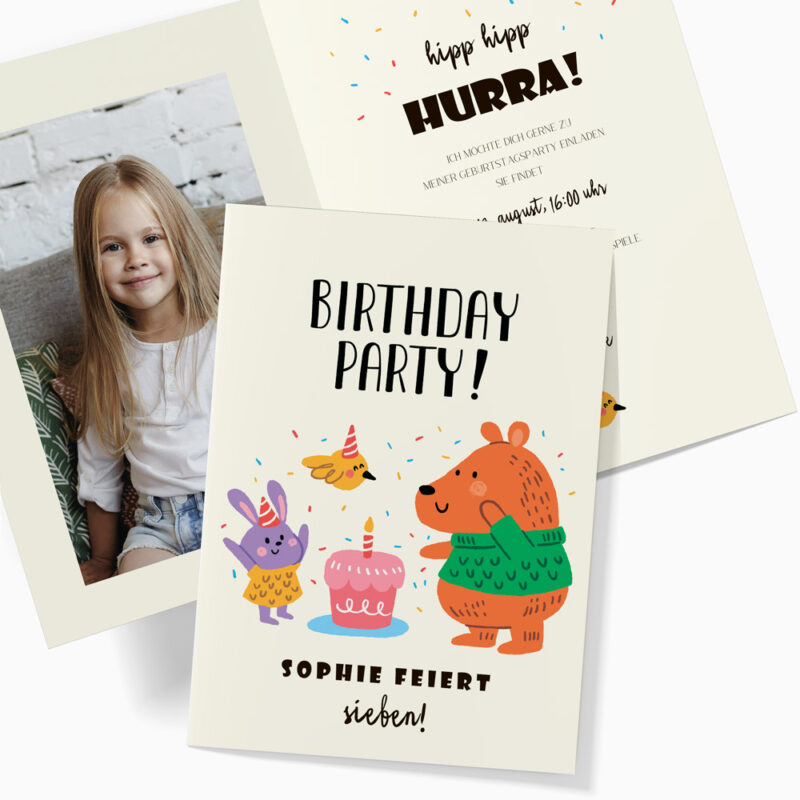 Einladung Kindergeburtstag №015 – Bild 1