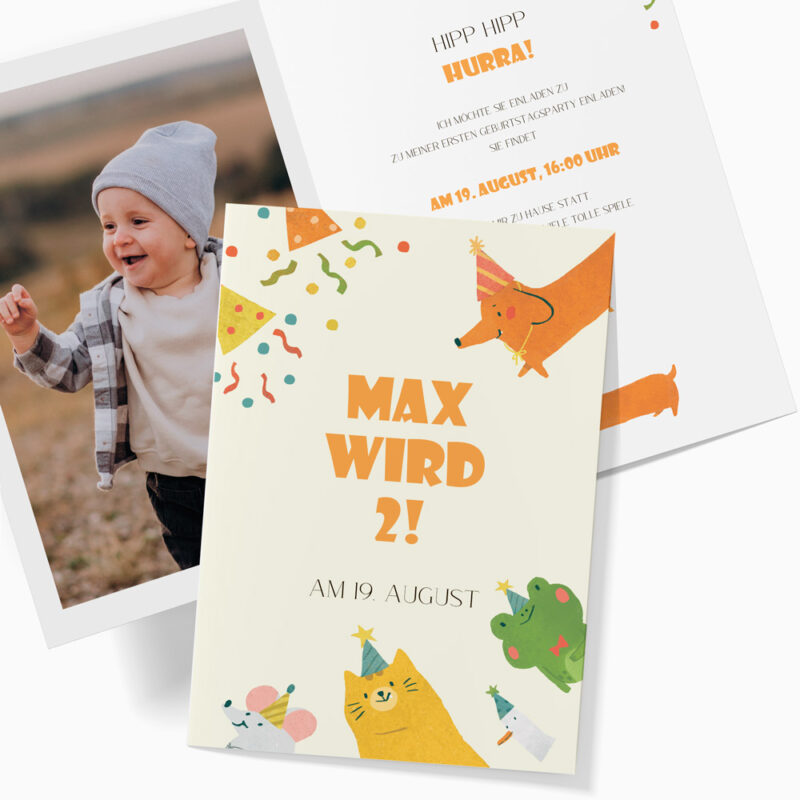 Einladung Kindergeburtstag №031 – Bild 1